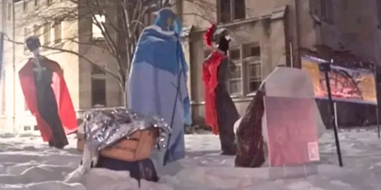 Baby Jesus Scene at Church Raises Eyebrows